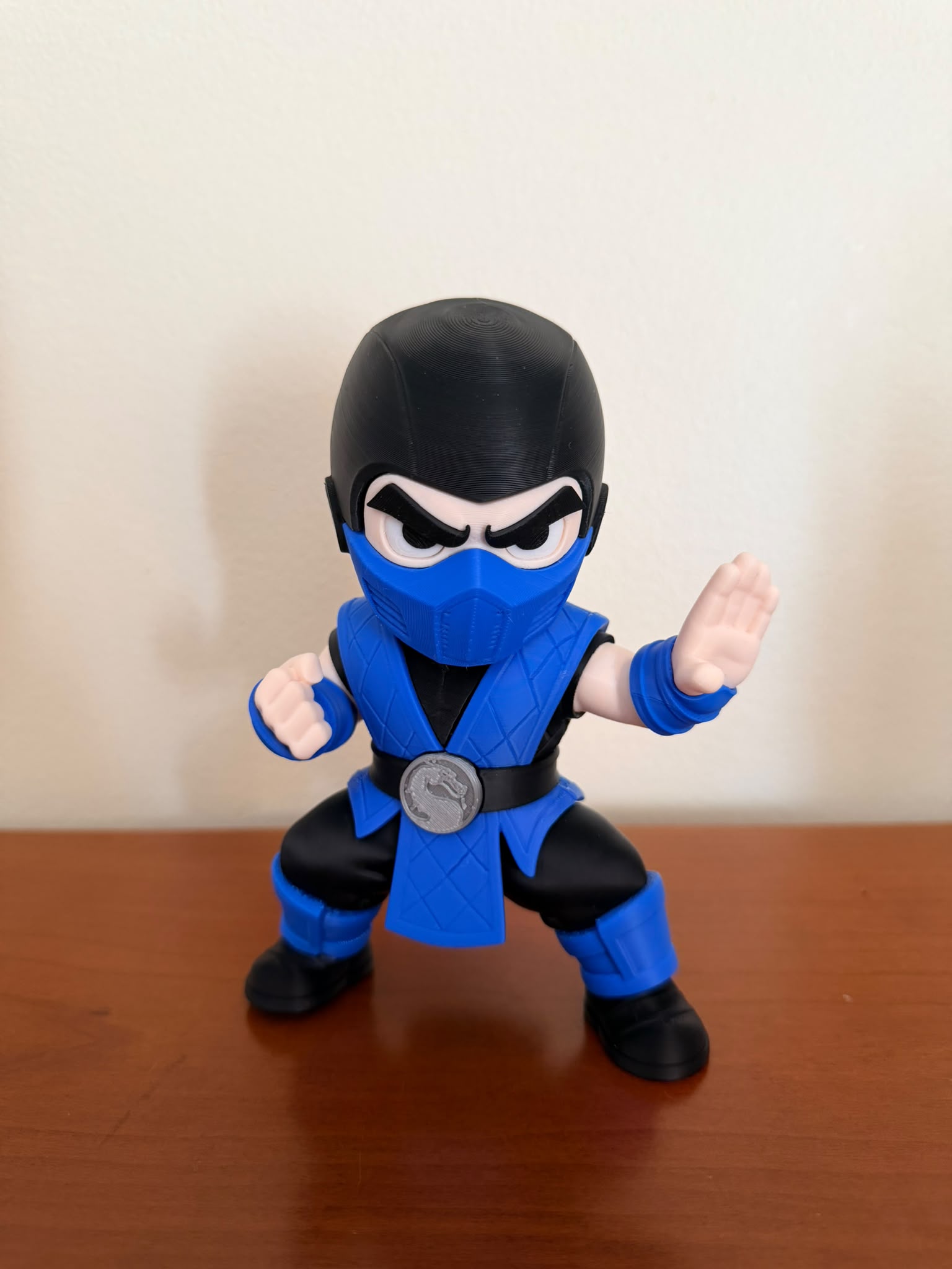 Figura Mortal Kombat – Sub-Zero Chibi | Colecionável Gaming