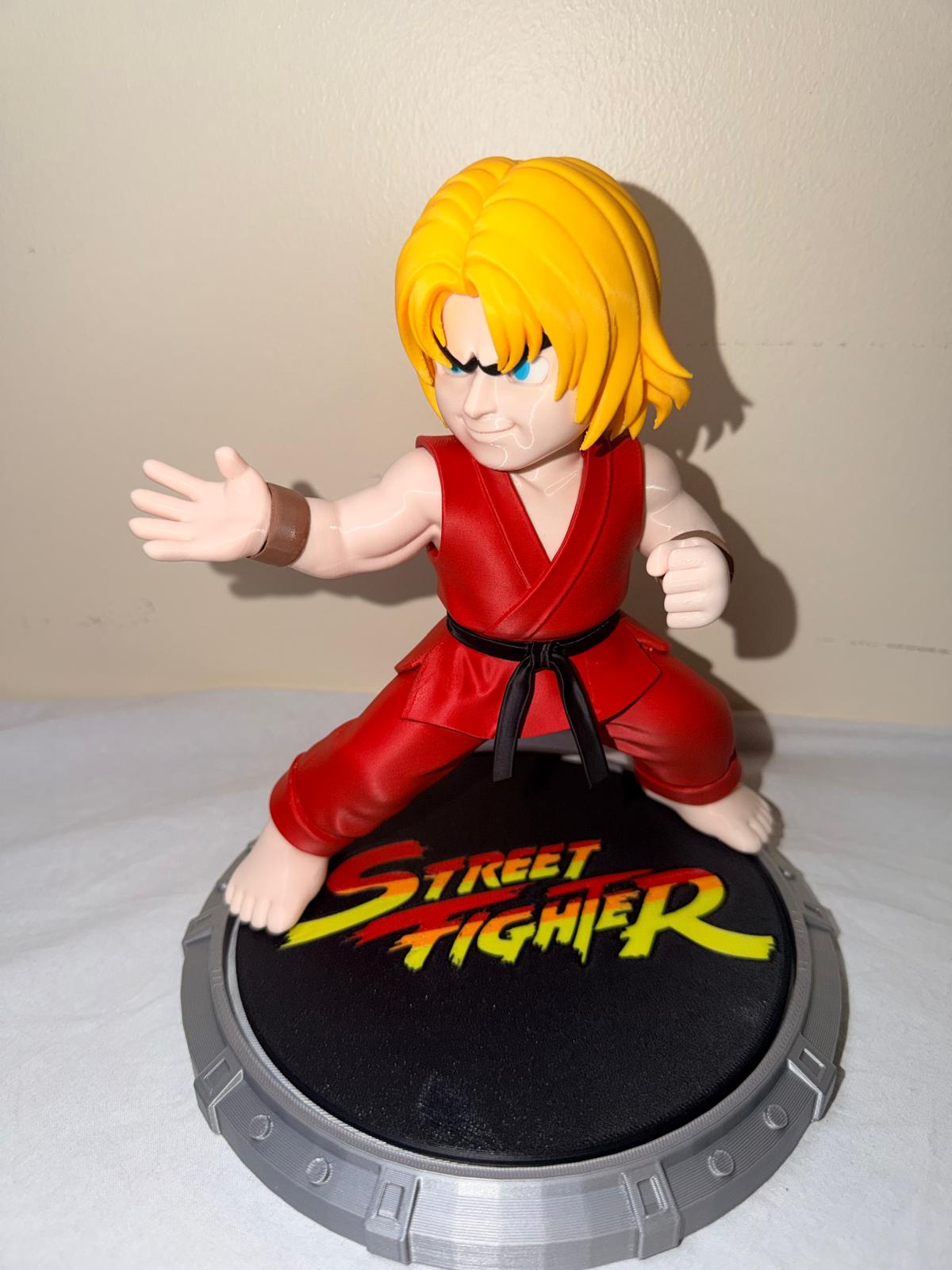 Figura Ken Street Fighter | Colecionável Gaming