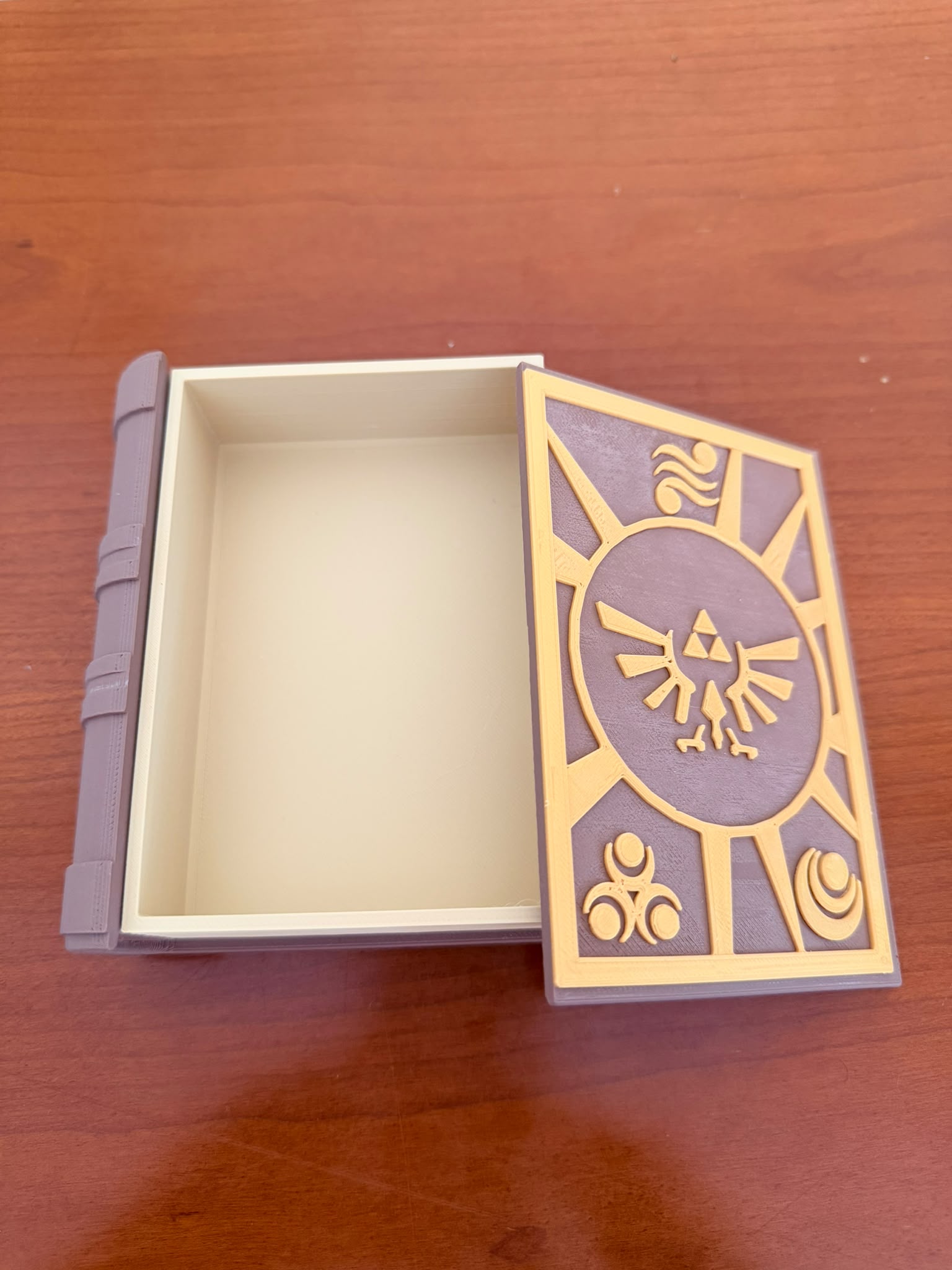 Caixa Secreta Livro de Fantasia Triforce – The Legend of Zelda | Caixa para Dados, Cards e Chaves