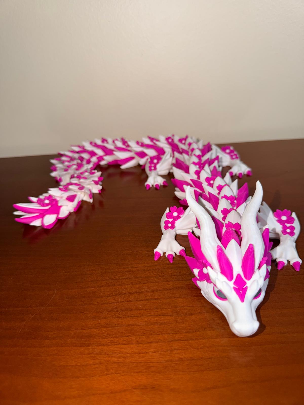 Dragão Articulado Flores de Cerejeira