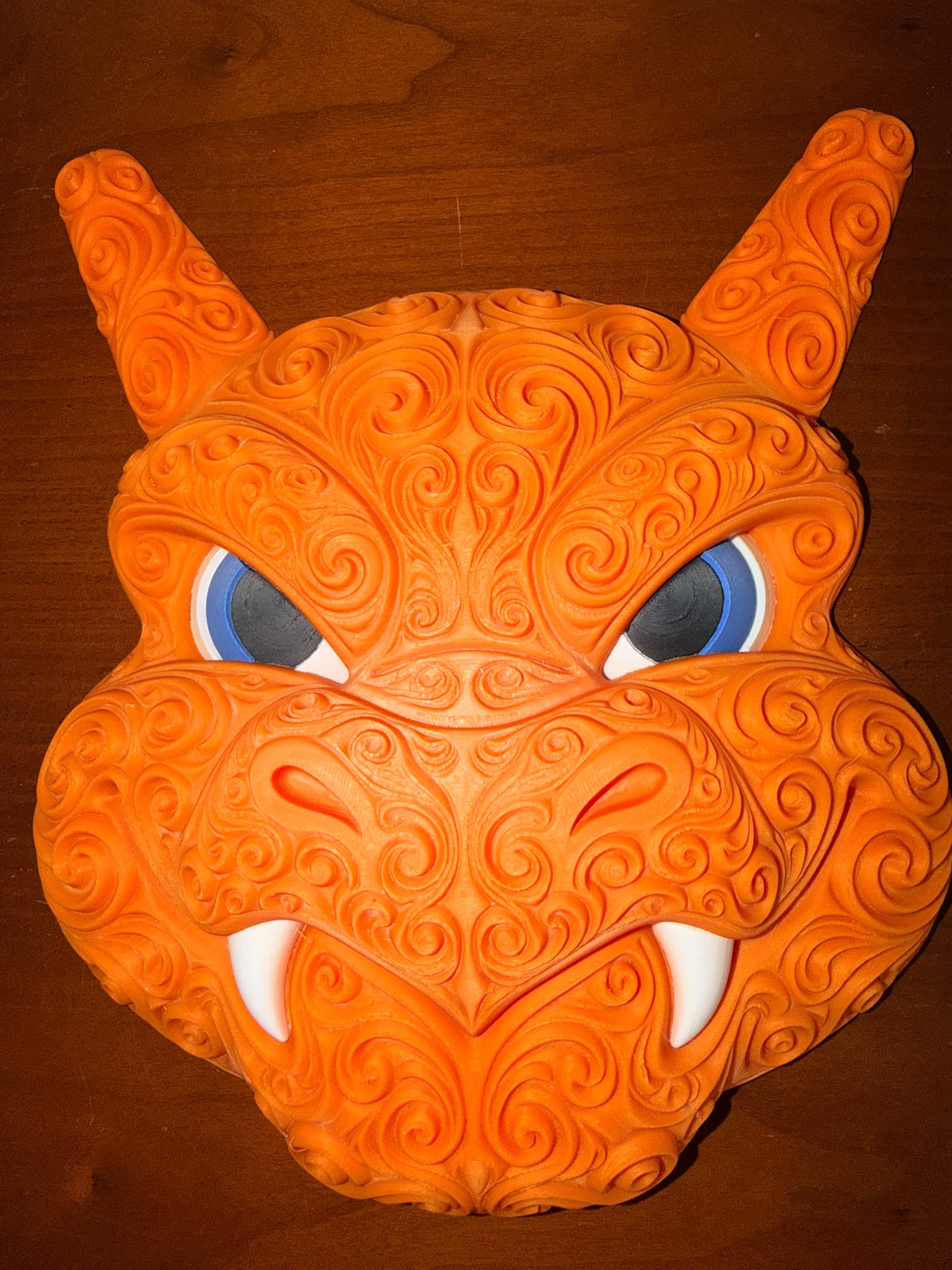 Arte de Parede Cabeça do Charizard | Decoração Pokémon